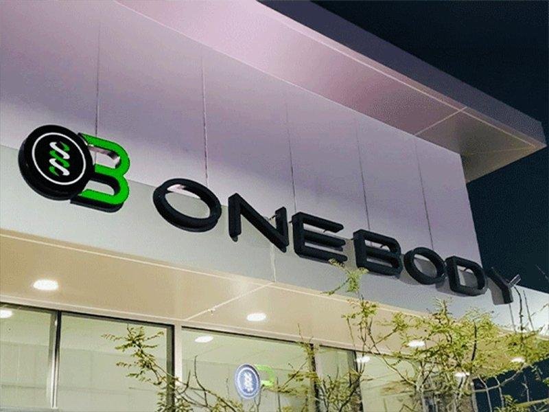 One Body channel letter sign by West Coast Sign Shop